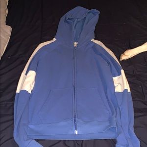 Blue pink sweatshirt